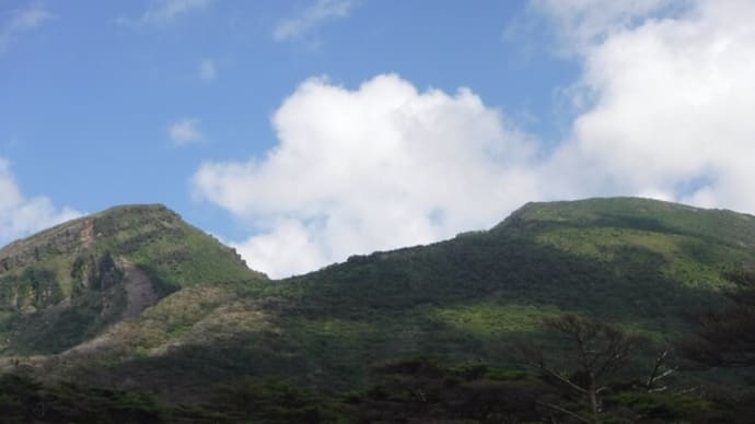 猛暑の九州100名山　開聞岳　韓国岳