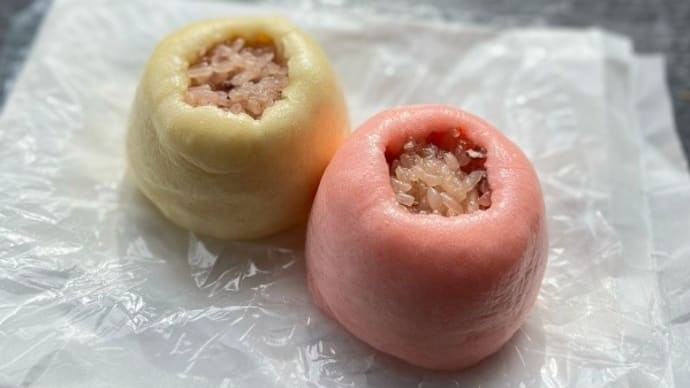 光前寺参りのあとは赤飯まんじゅうで一服♪