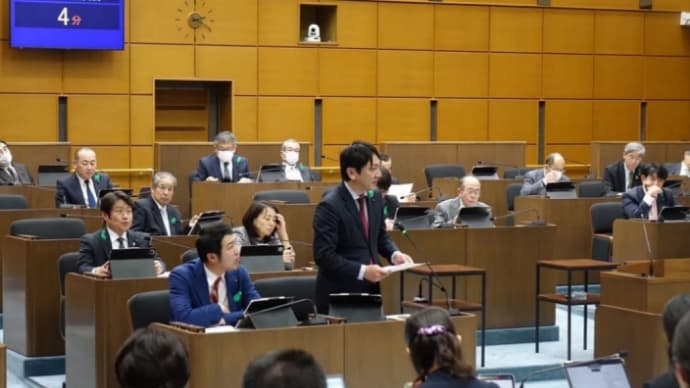 今日も予算特別委員会