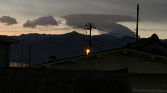 今朝の富士山クラウドシップ 2024/01/15 06:23