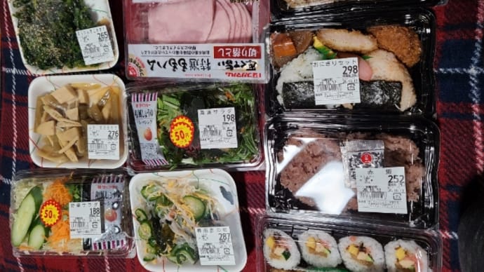 いけねえ！マスク忘れてスーパーへ&寂しい糖尿食
