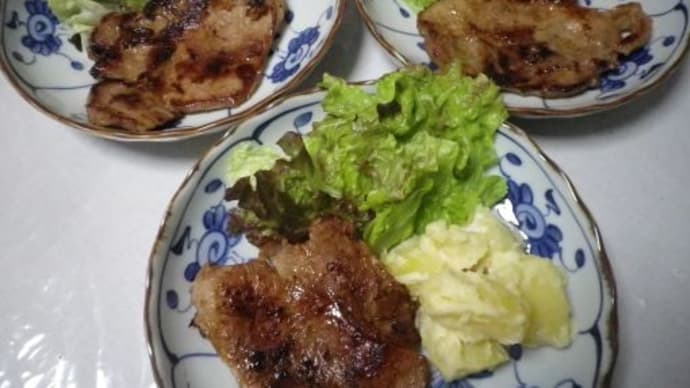 暑いから豚肉のソテー