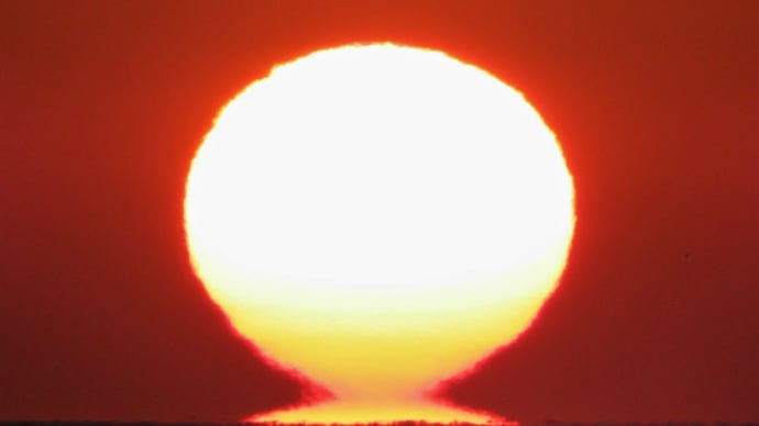 12月の達磨夕日(フォトチャンネル)
