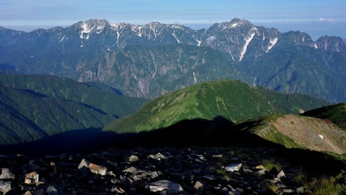 北アルプス鹿島槍ヶ岳から五龍岳へ八峰キレット編