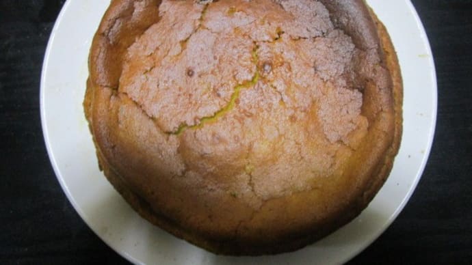 しっとりカボチャクリームケーキ