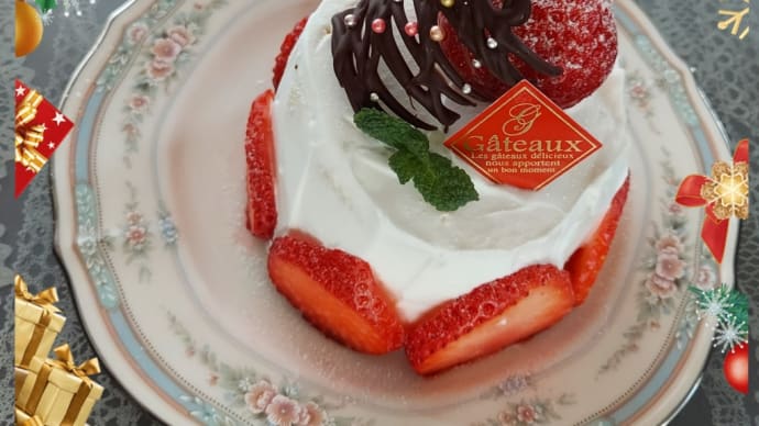 Xmas用ショートケーキ・お茶会