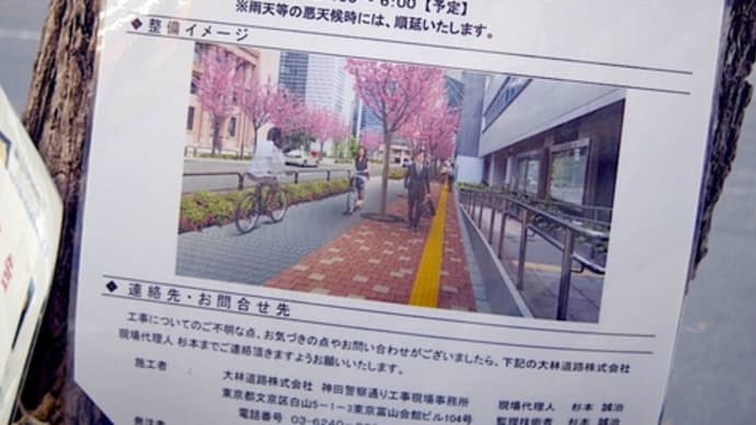 樋口高顕千代田区長、神田警察通りの銀杏伐採を中止させてください