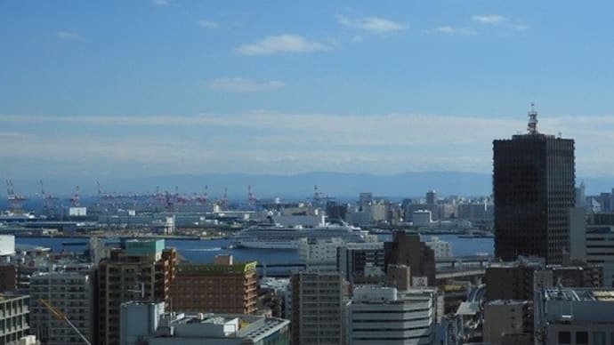 クルーズ船が・・・。