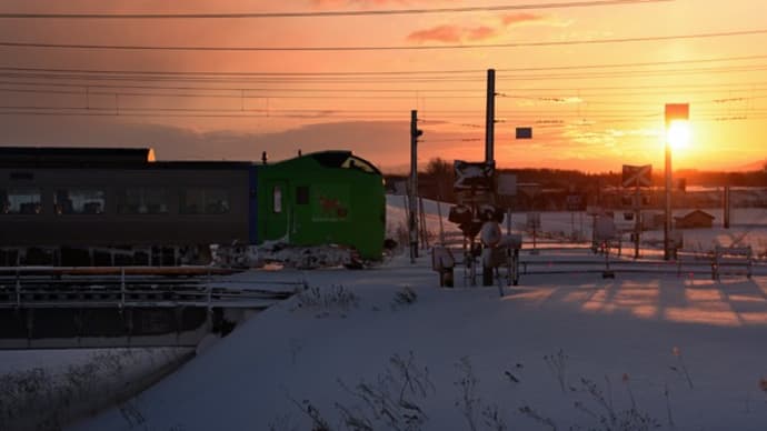 2023/12/27(水)曇り、気温は-4℃、風も弱く穏やかな朝を迎えました☆