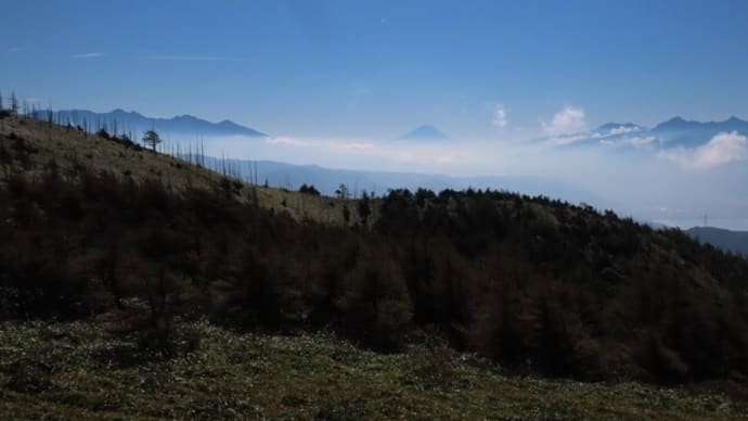 鉢伏山頂で見た富士山 2024/10/14