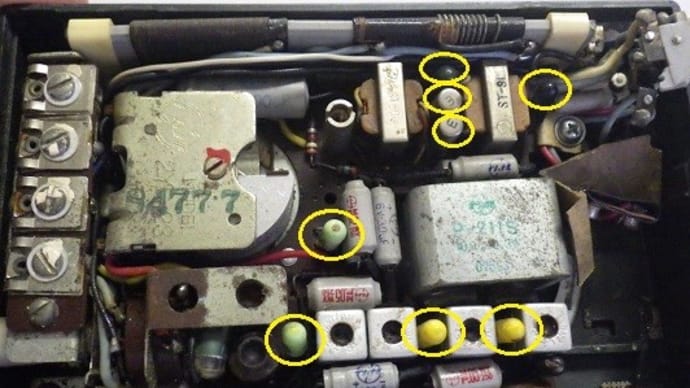 古い松下製トランジスタラジオ AT-175 Junior の修理(1/4)