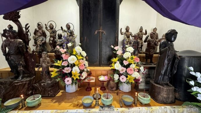 東福寺跡のお薬師様 不動明王様 十二神将様