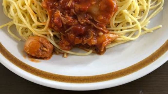 今朝のパスタ笑笑