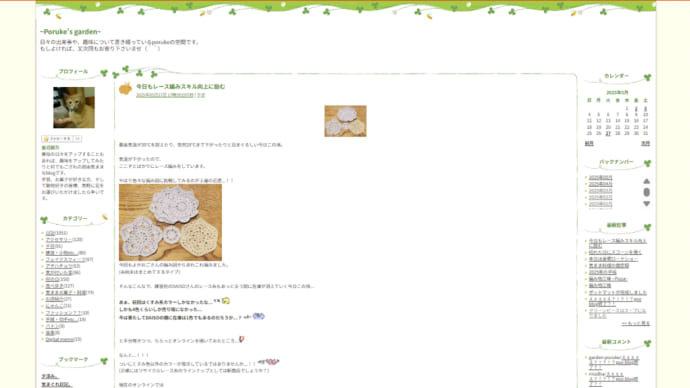 goo blogでの記録を残す