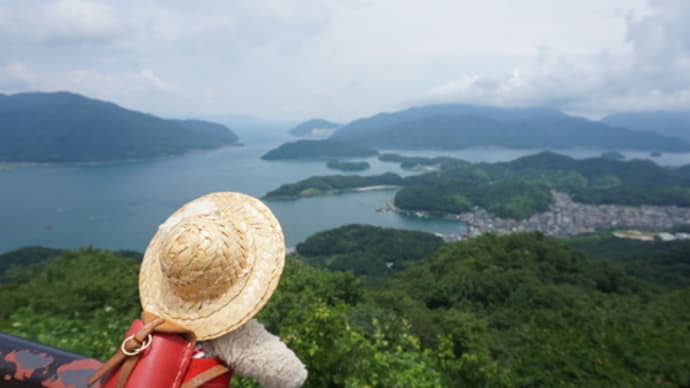 「海の京都~舞鶴」へ。ミモロの夏の小旅行。①舞鶴湾を一望する「五老スカイタワー」へ