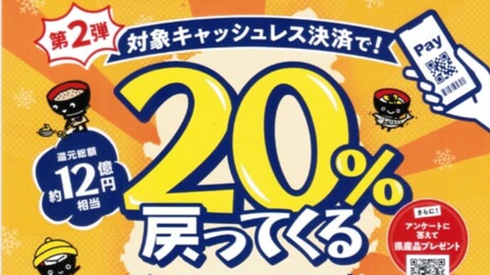 第２弾プレミアムポイント還元キャンペーンがはじまったよ～！