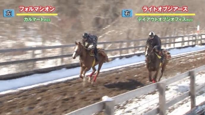 フォルマシオン、軽快!
