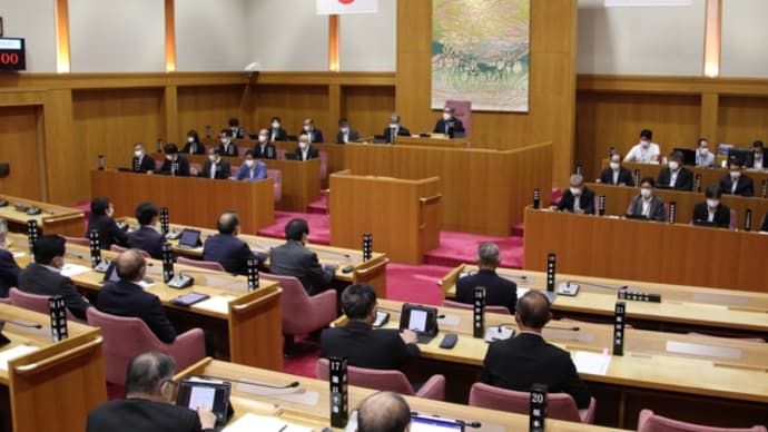 日田市議会、閉会。