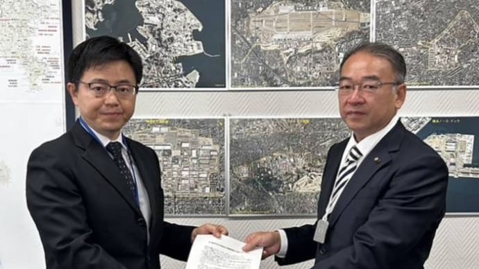 防衛省へ池子の森返還要請活動