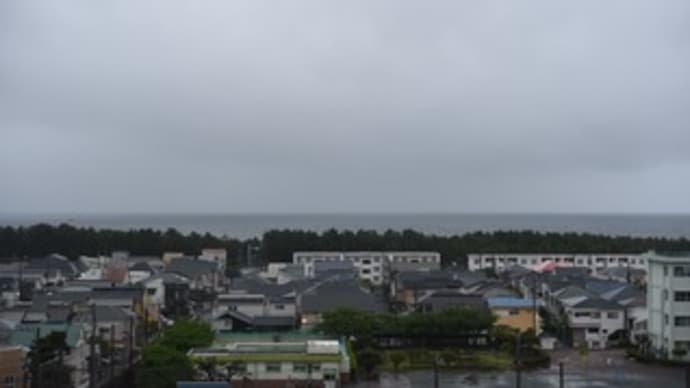 細かいながらも雨