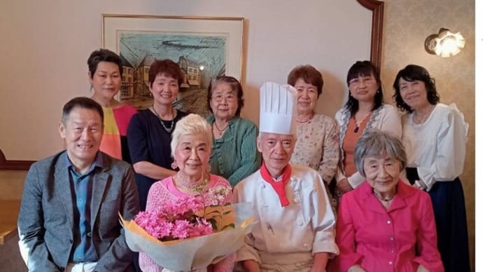♪ 今年初めての「枚方会」は、 村瀬氏があいにく不参加となり、 9人で盛り上がった