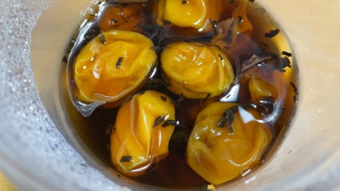 低塩茶梅、大成功❣️