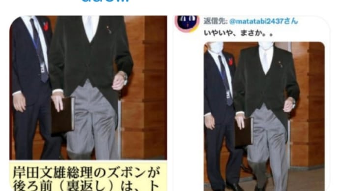 衆院選の結果は【ひっくり返る】トランプ【日本政府の解体進む】岸田文雄総理のズボンが後ろ前(裏返し)は、トランプ・ホワイトハットの【ひっくり返る】という意味!ゲサラ法で【岸田政権】早い時期に終わる!