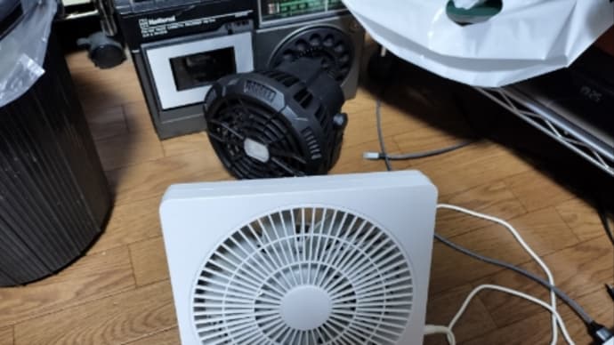 小型扇風機が6台になりました