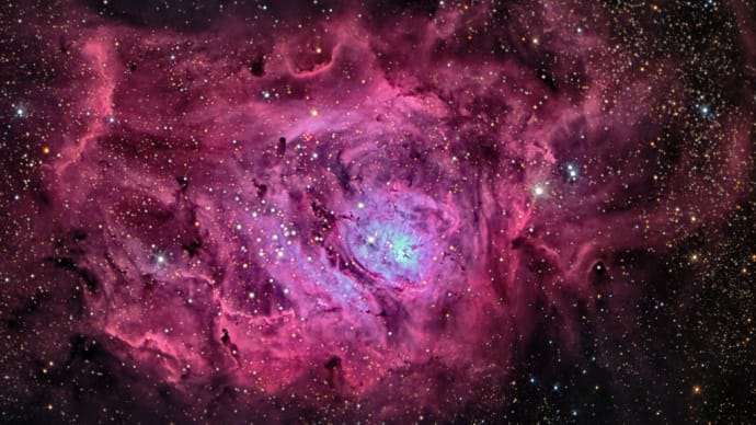 M8干潟星雲をモザイクで