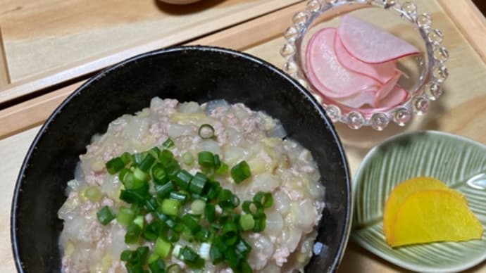 白菜と豚ミンチの餡かけ丼と全粒粉レシピコンテスト部門賞受賞