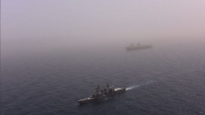 毎朝共同Nの毎日が中国へご注進のニュースが、「海自と英空母の共同訓練」報道