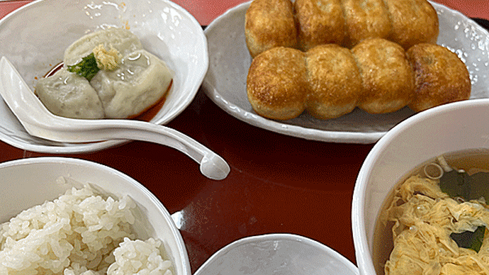 「カリットギョウザ黄金 」の焼き餃子セット+拌餃子!