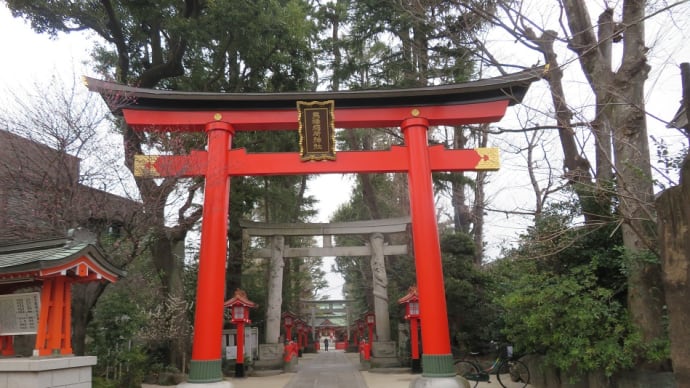 双龍が刻まれた鳥居は、品川神社・宿鳳山高円寺と並ぶ東京三鳥居のひとつです！