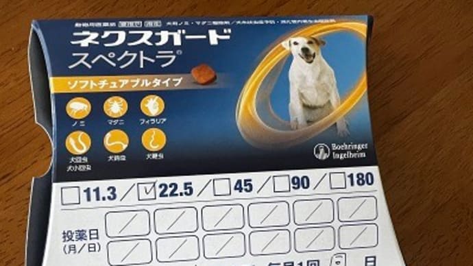 狂犬病ワクチンとフィラリア美味しいお肉タイプ