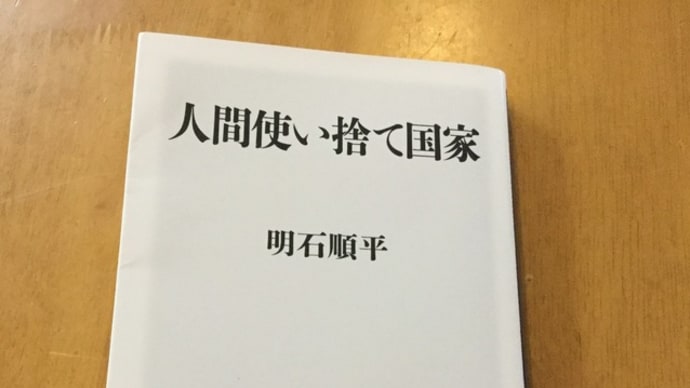 明石順平 『人間使い捨て国家』