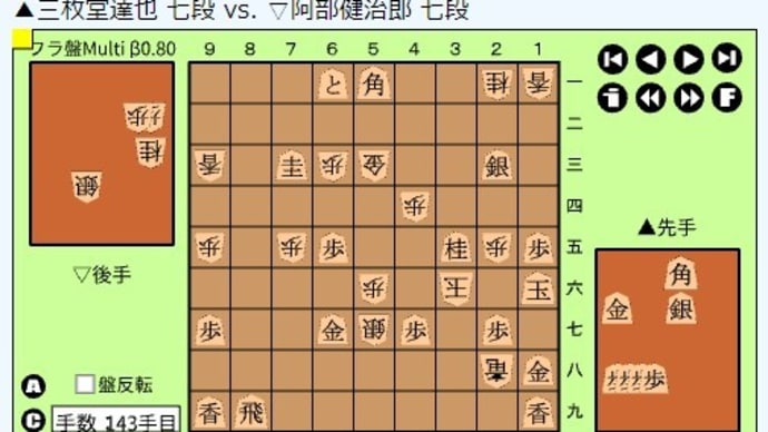 順位戦Ｃ級１組１０回戦～三枚堂達也七段