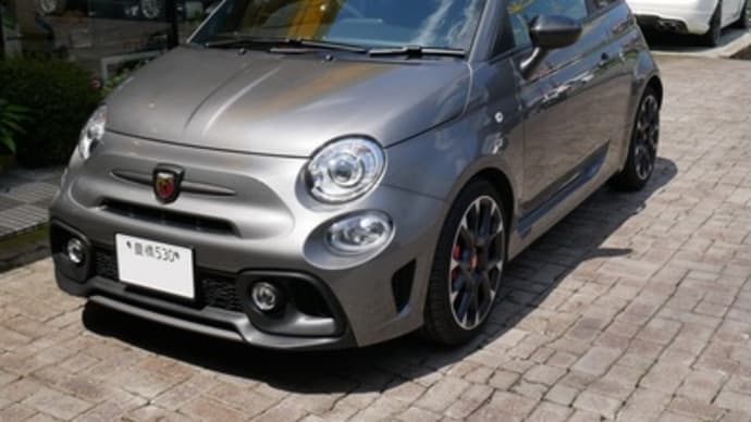 ABARTH595リジカラと電動格納ミラー化