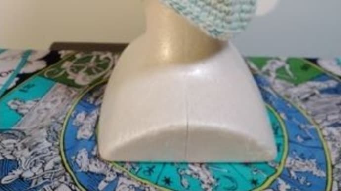 バケットハット・・・家にあった糸で編みましたよ~~!!