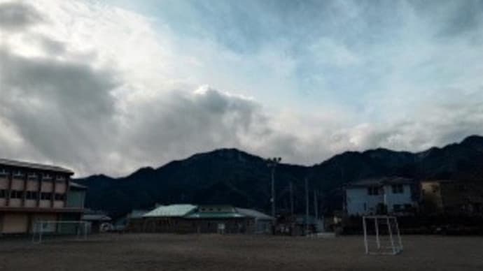卒業式前日です。