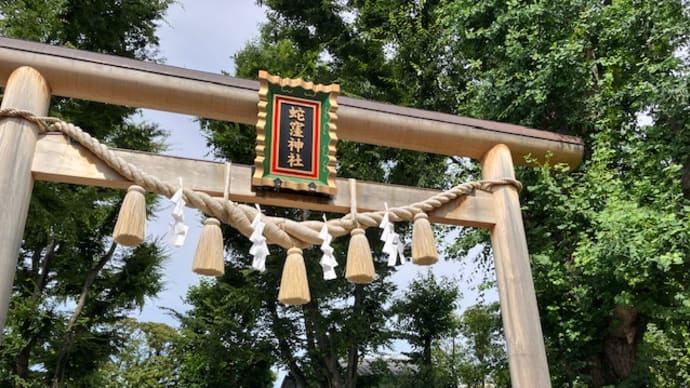 6月22日 蛇窪神社へ