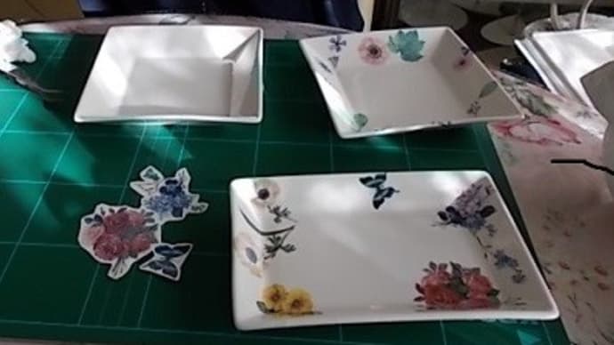 ポーセラーツレッスンとティータイム