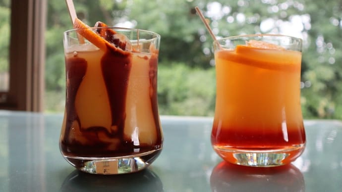 カフェレストラン Shirayuri で、 『 100%ORANGE オレンジ・ジュース 』のコラボメニューにチャレンジ?。
