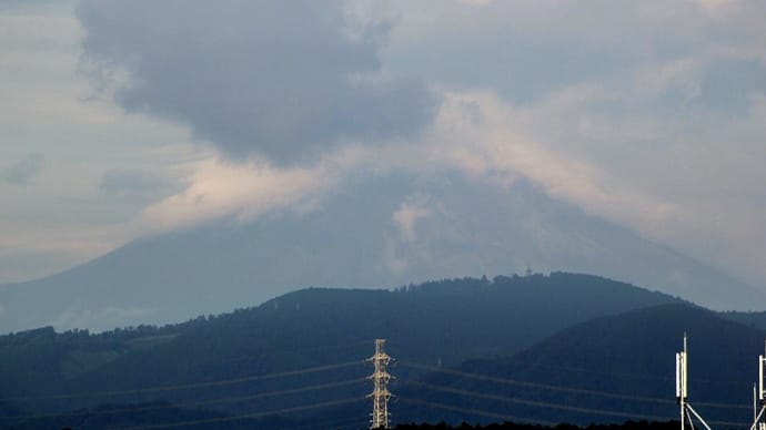 今朝の富士山(2021/08/21)