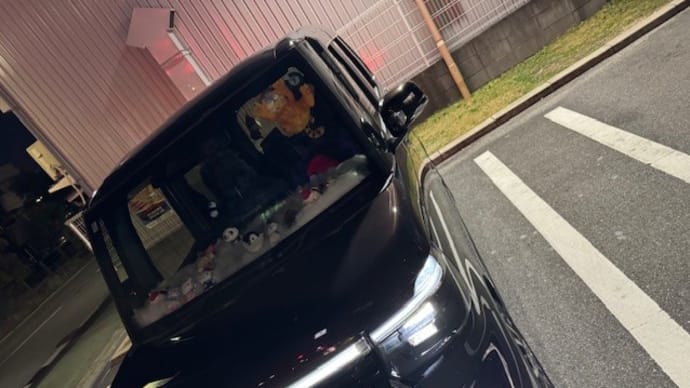 車を点灯して映しました　k-hashii-japan　2024年12月16日