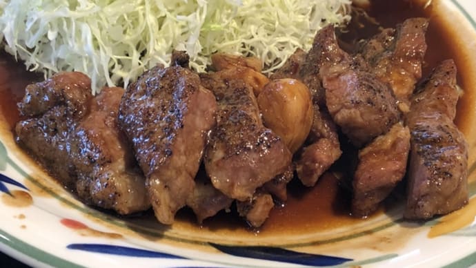 【湾岸長島PA下り】四日市名物★「とんてき定食」(ナガシマレストラン)