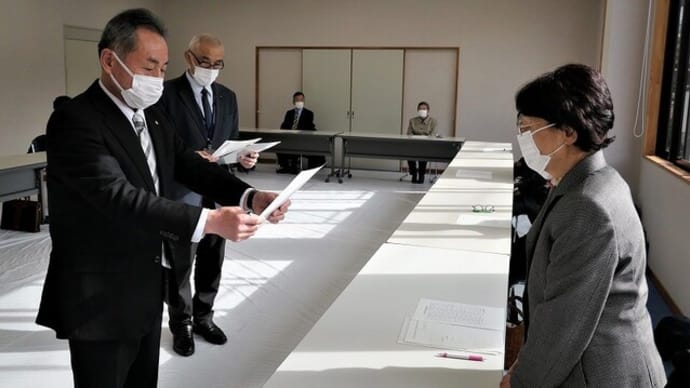 民生児童委員協議会委嘱書交付式&定期監査報告会&下生坂上空からの風景