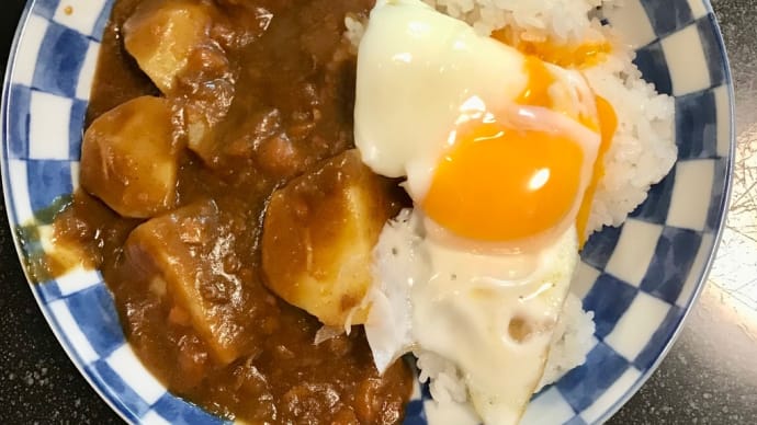 カレーライス🍛と鎌倉ハム〈英訳付〉