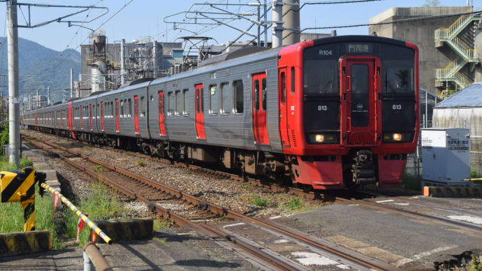JR九州 813系 門司港行 普通列車