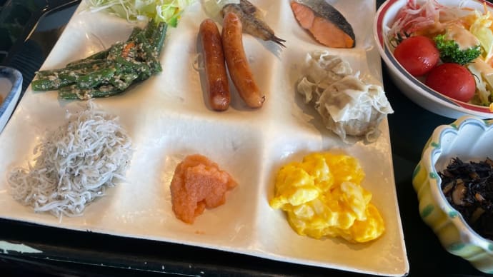 朝食バイキング@ホテル明山荘 蒲郡市