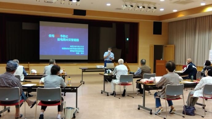 消防士さんの防火講話